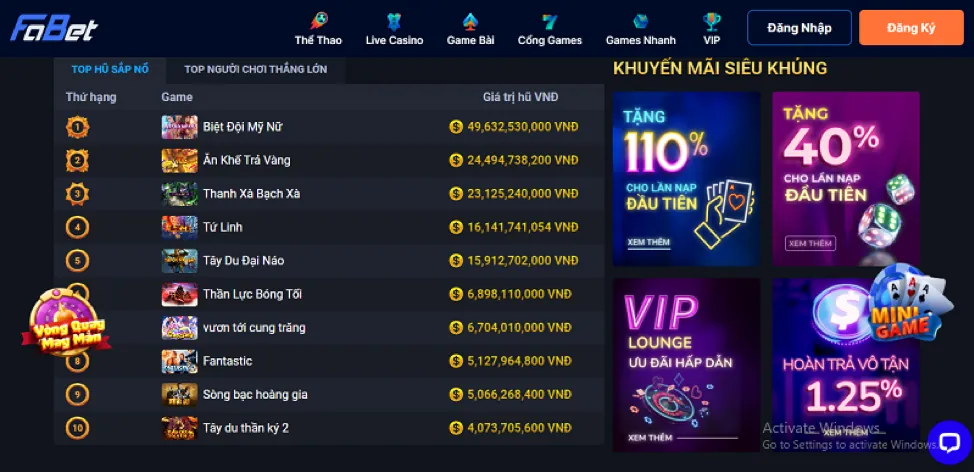 Sự kiện khuyến mãi hit club ios tháng 9 2026